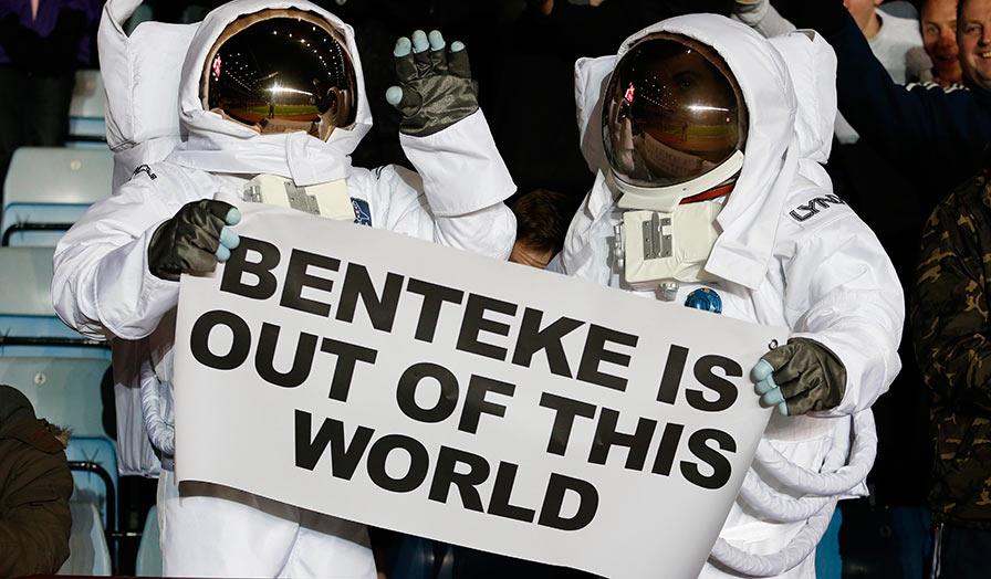 Sponsored Supporters at Villa Park for Sky TV – Brigada 1874 Respond!