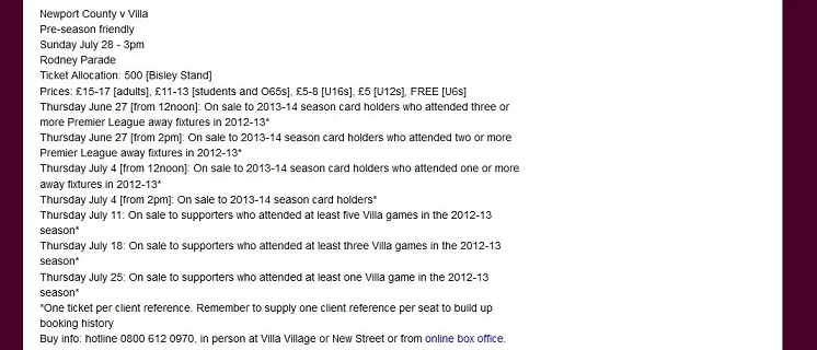 newport aston villa
