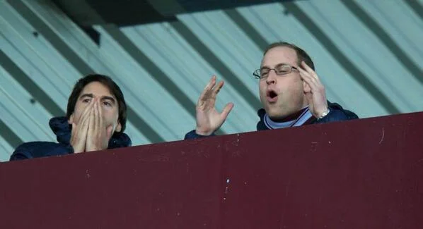 prince william aston villa fan villa park Sunderland