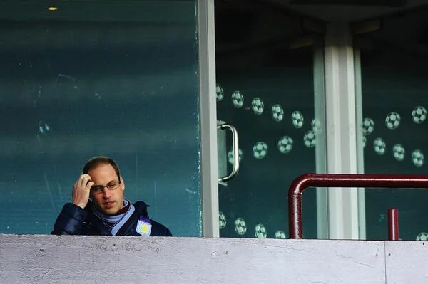 prince william visits villa park