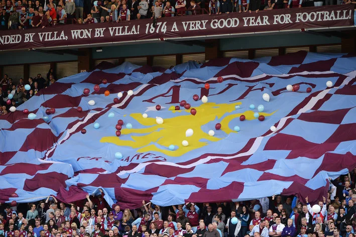 aston villa balloons holte end