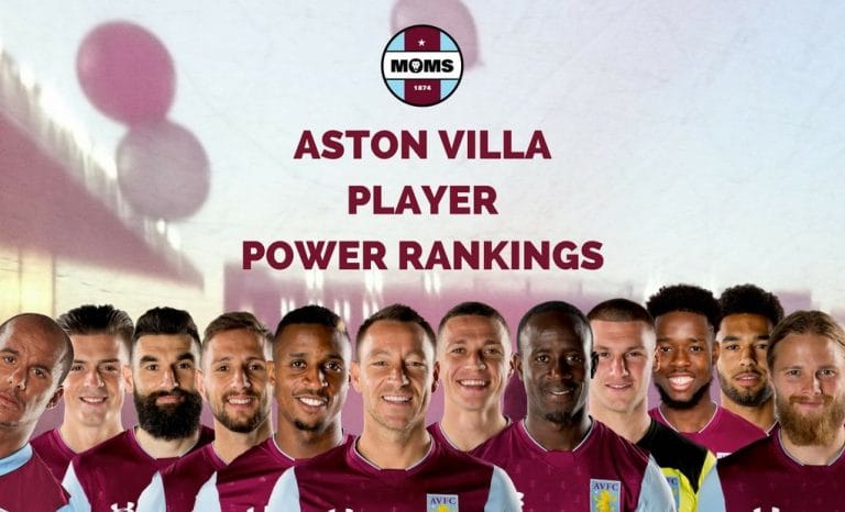 ASTON VILLA PLAYER POWER RANKINGS