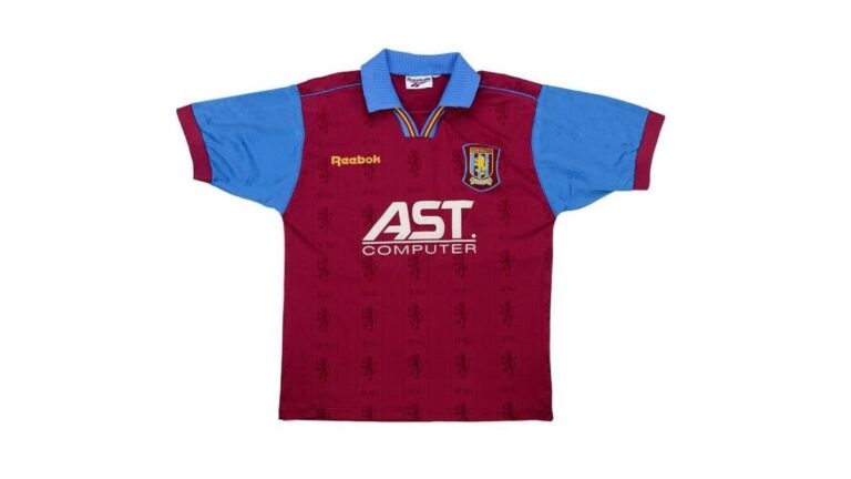 Aston Villa 1996 Home Shirt