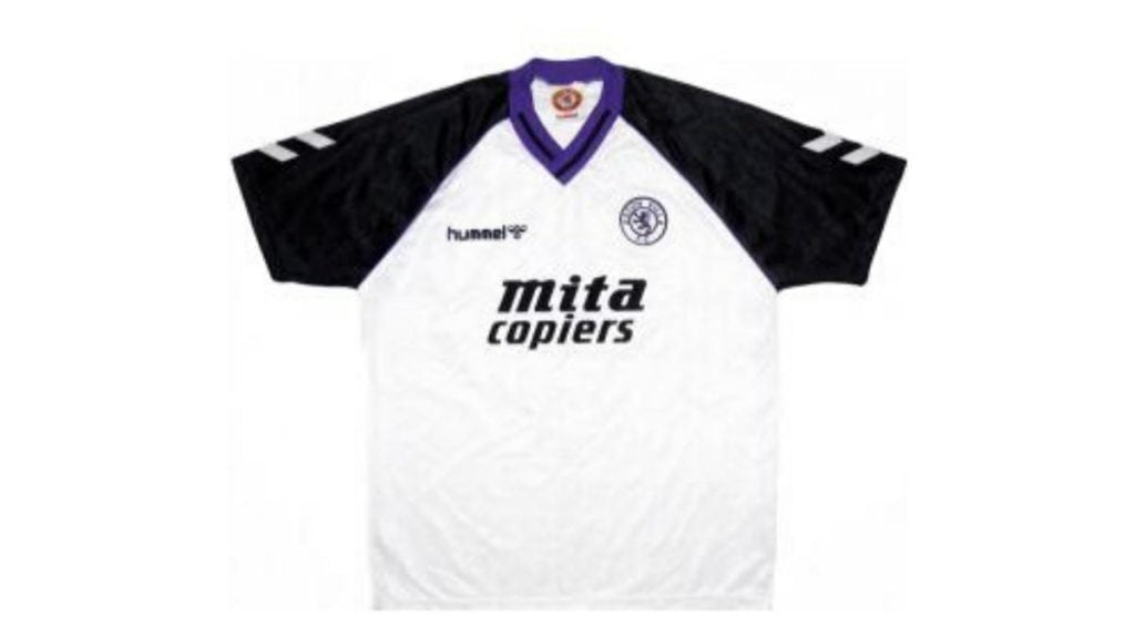 Aston Villa Retro Shirts - Aston Villa Hummel 1989 away