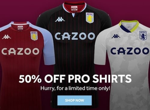 Aston Villa Pro Fit Sale
