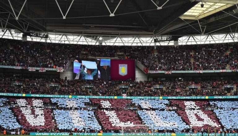 Aston Villa wembley mosaic FA Cup semi-final
