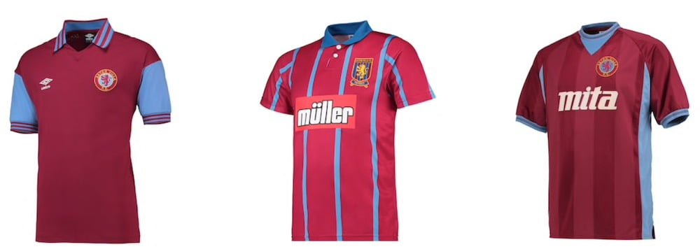 Aston Villa Retro Shirt sale