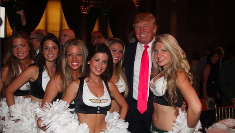 donald trump cheerleaders