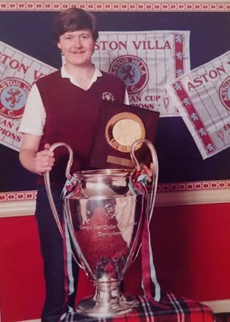 Geoff Thomas Aston Villa fan