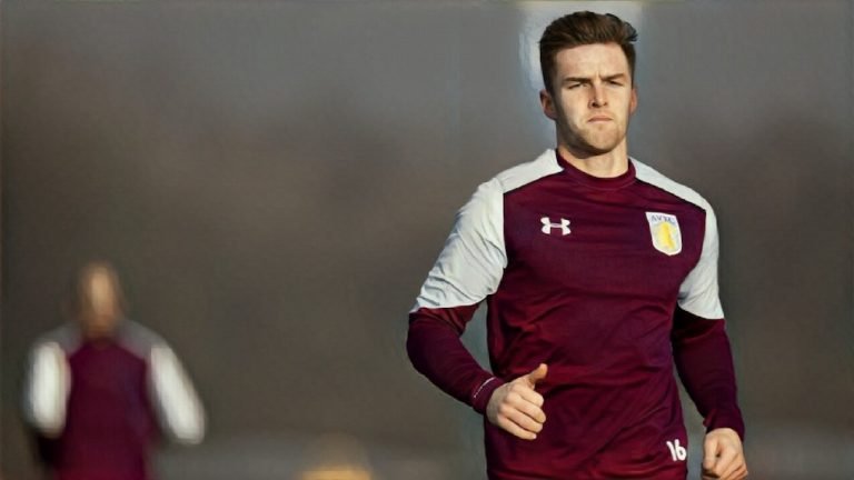James Bree Aston Villa training