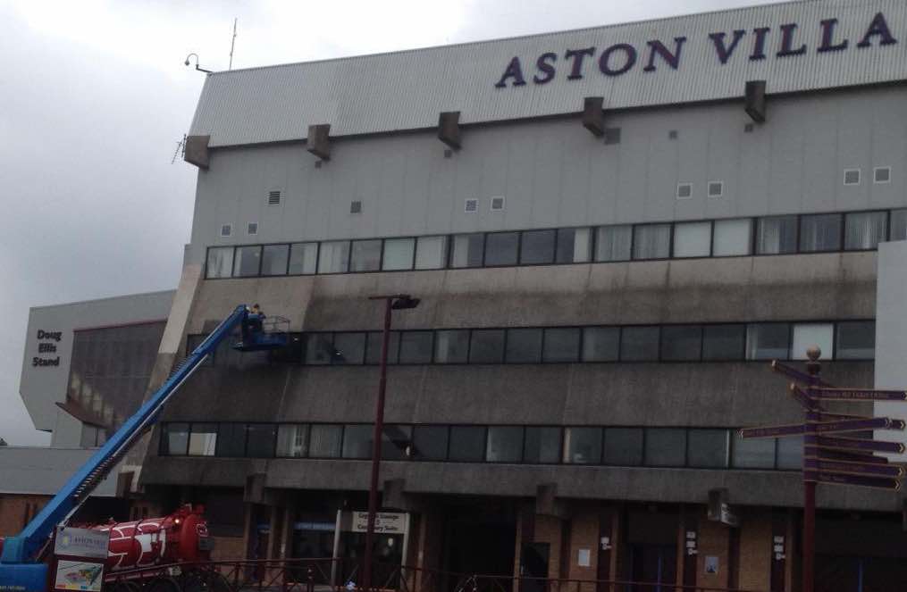 An Unexpected Historic Scene at Villa Park Today