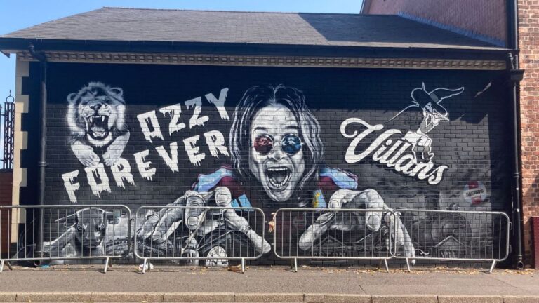 Ozzy Osbourne Mural Commissioned at Villa Park