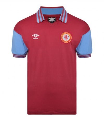 Aston Villa umbro shirt 1981