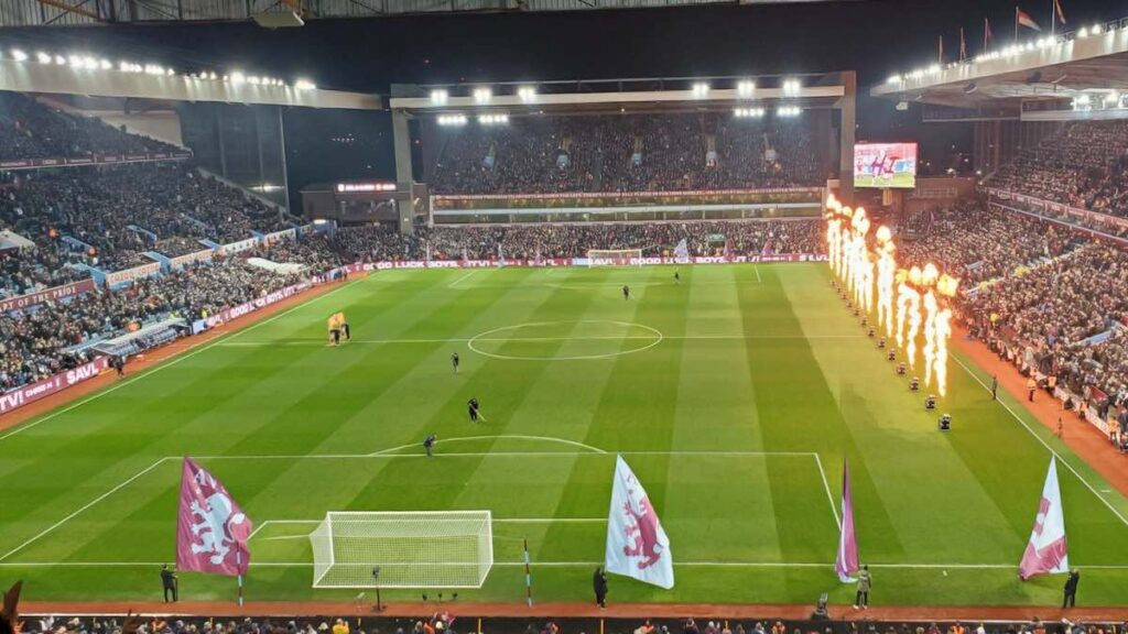 Villa Park fireworks fire