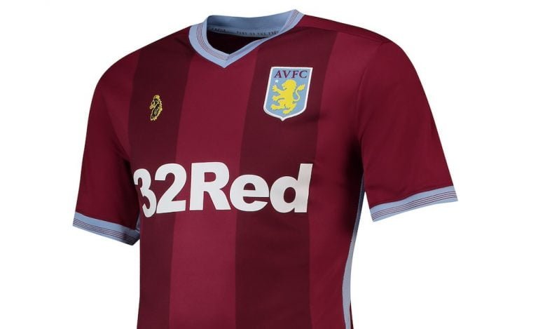 aston villa home shirt 2018 luke roper
