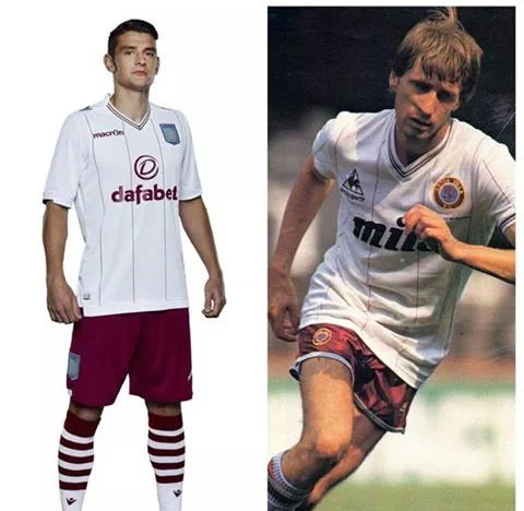 aston villa away kit 1983