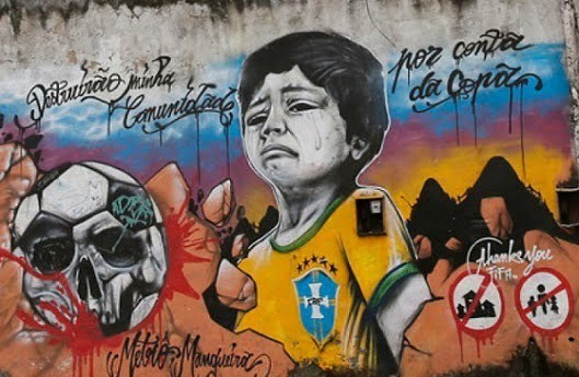 brazil world cup graffiti