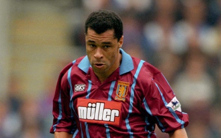 Paul McGrath Aston Villa Muller shirt