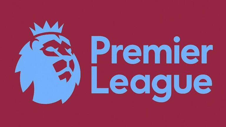 Premier League logo claret and sky blue